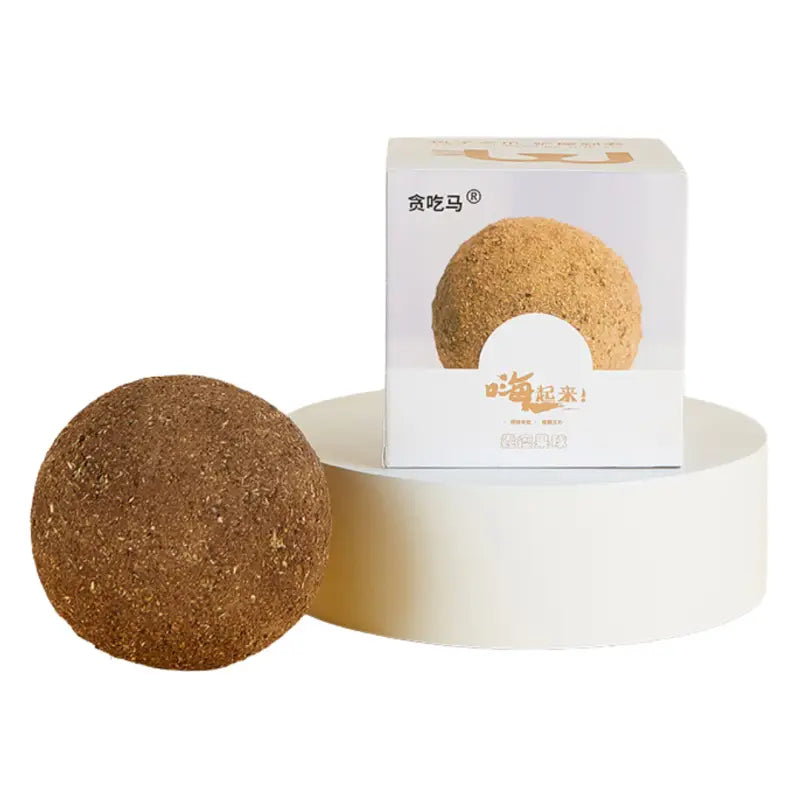 Bola de hierba gatera gigante para juego activo de gatos