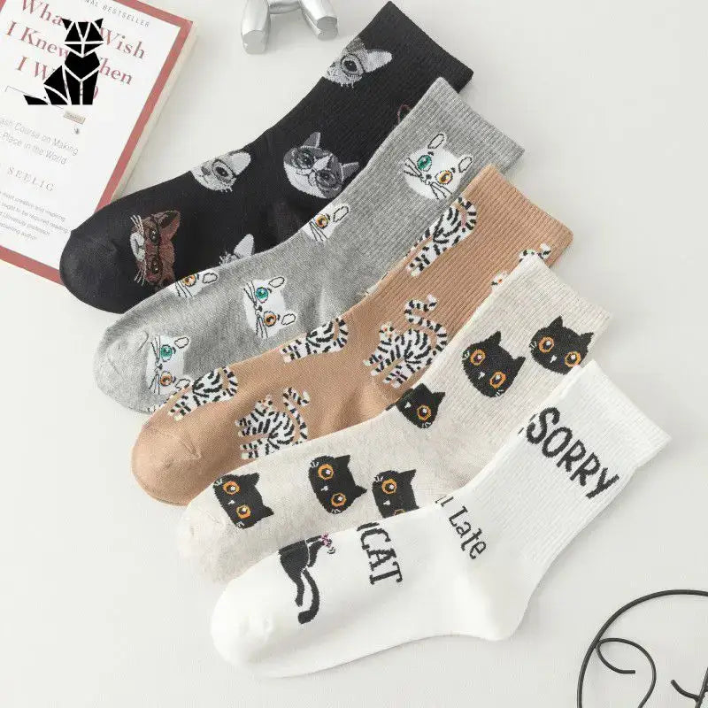 Chaussettes Chat Mignonnes Pour Un Style Irrésistible Et Confortable