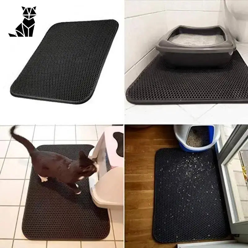 Dites Adieu à La Litière éparpillée Avec Le Tapis Easyclean™ Pour Chat!