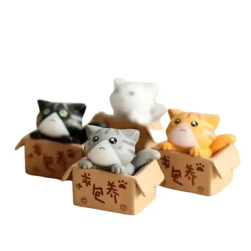 Magnifiques Figurines Chats En Porcelaine Au Charme Japonais Transparent Background