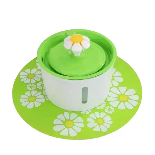Fontaine à Eau Catdrink™ Avec Filtre à Charbon Pour Le Bien-être De Votre Chat - Vert Transparent Background