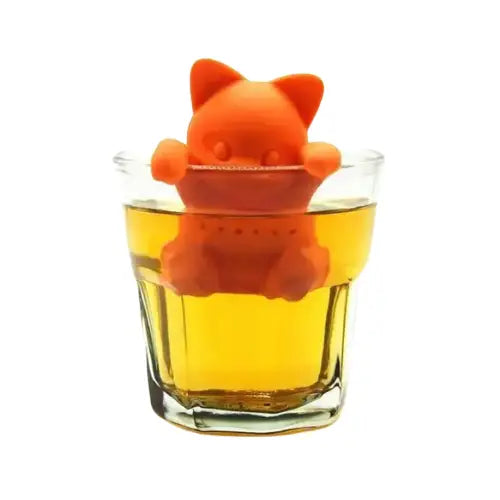 Infuseur à Thé Petit Chat Pour Un Moment Félin Et Ludique - Infuseur Transparent Background