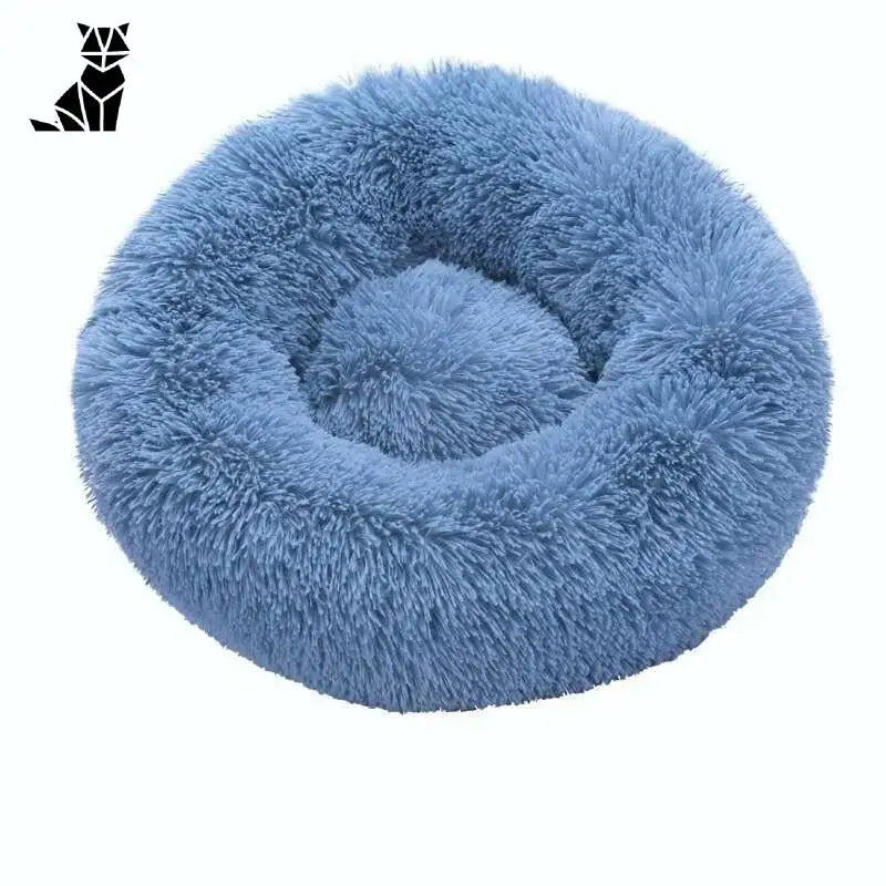 Offrez à Votre Chat Un Panier Confort Pour Un Sommeil Réparateur - Bleu / Chaton Félix - 40 Cm