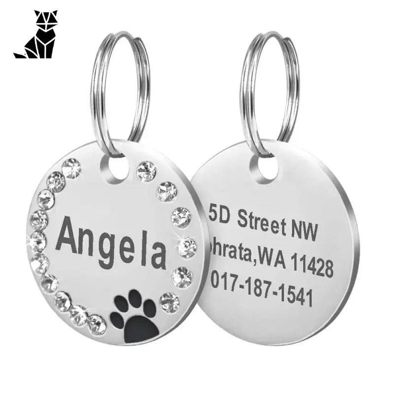 Médaille Personnalisable Pour Collier Chat Et Chien