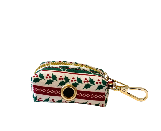 Pochette sac à crotte Coton Edition Spécial Noël Transparent Background