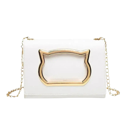 Sac à Main Au Motif Chat: élégance Et Style Assurés - Blanc Transparent Background